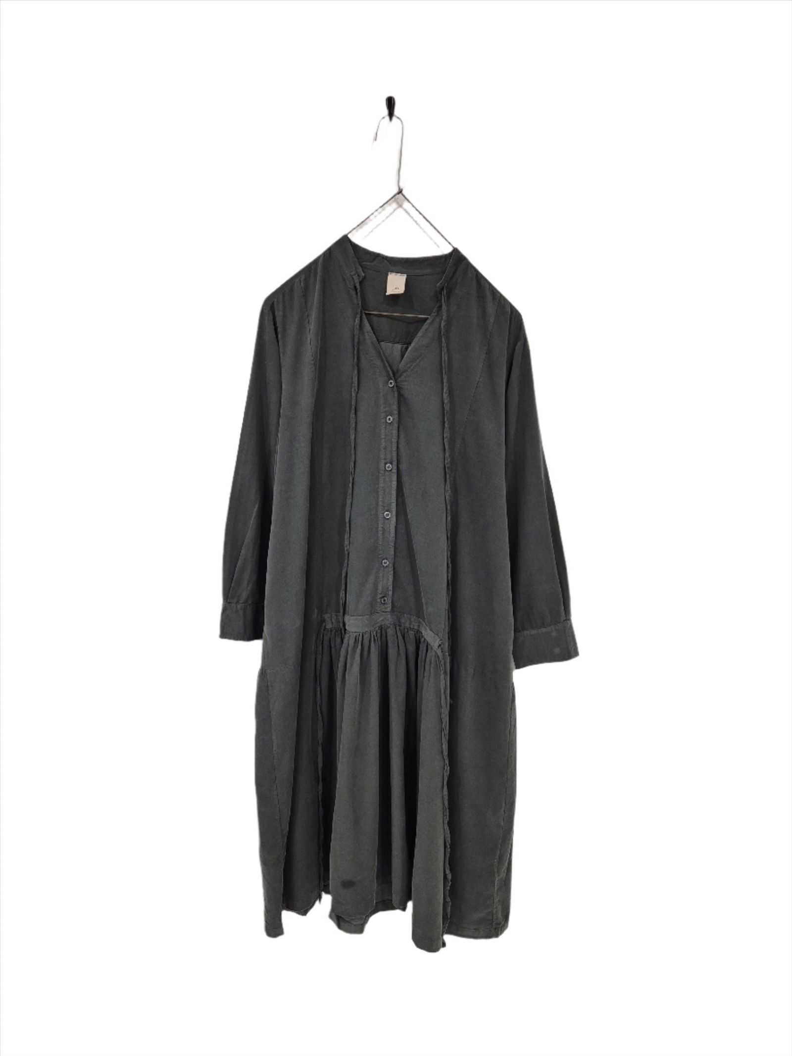 Montaigne Alice Corduroy Dress Petrol