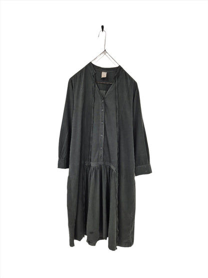 Montaigne Alice Corduroy Dress Petrol