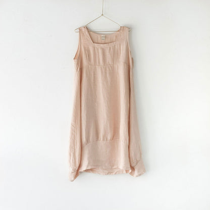 Montaigne Anaïs Linen Pinafore Dress Rose
