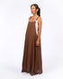 Montaigne Anouk Overall-Style Maxi Dress Tobacco