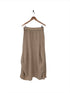 Montaigne Astrid Linen Asymmetrical Skirt Ocre