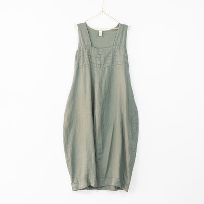 Montaigne Aurelie Casual Linen Dress Khaki