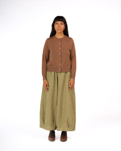 Montaigne Australian Merino Wool Cardigan Tobacco5