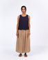 Montaigne Ava Linen Cami Top Marine Navy 
