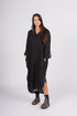 Montaigne Biarritz Oversized Linen Shirt Dress Navy