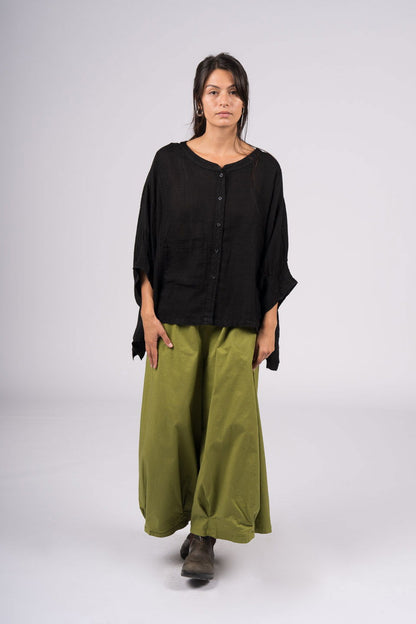 Montaigne Caroline Wide Leg Pants Acid Green