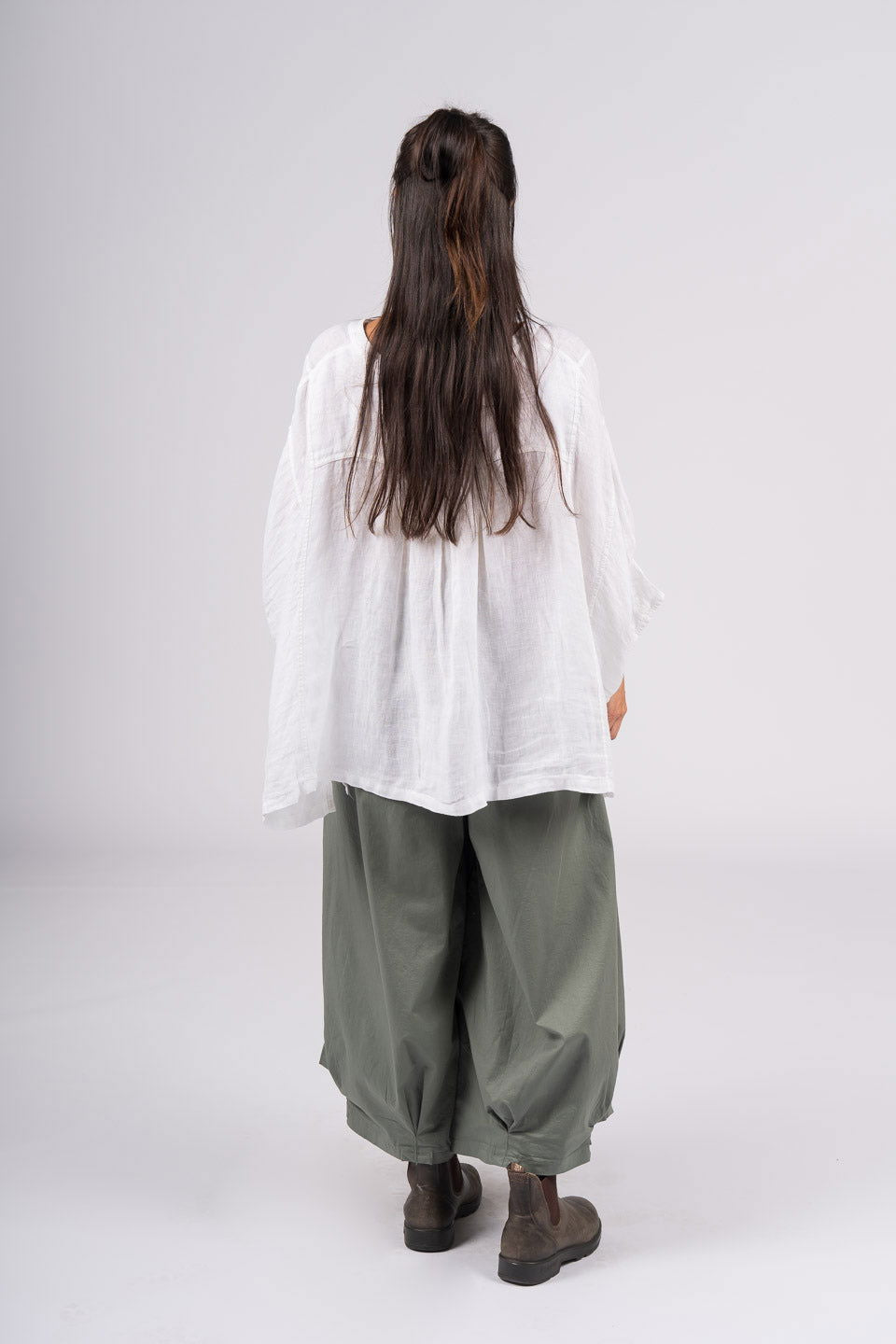 Montaigne Caroline Wide Leg Pants Khaki2