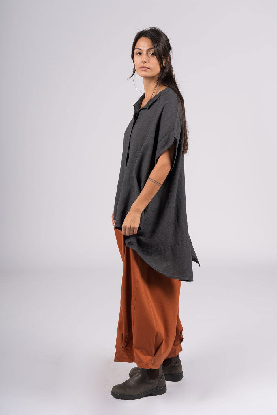 Montaigne Caroline Wide Leg Pants Rust
