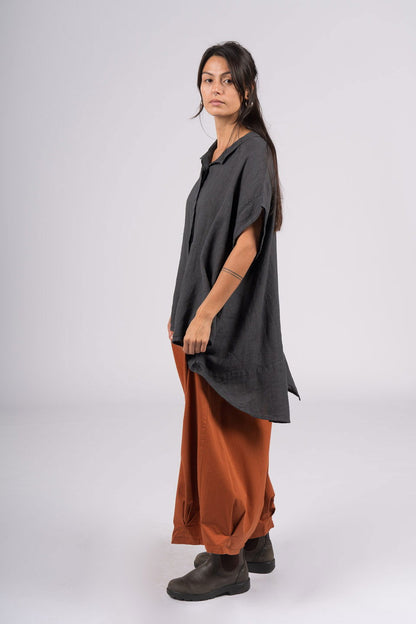 Montaigne Caroline Wide Leg Pants Rust