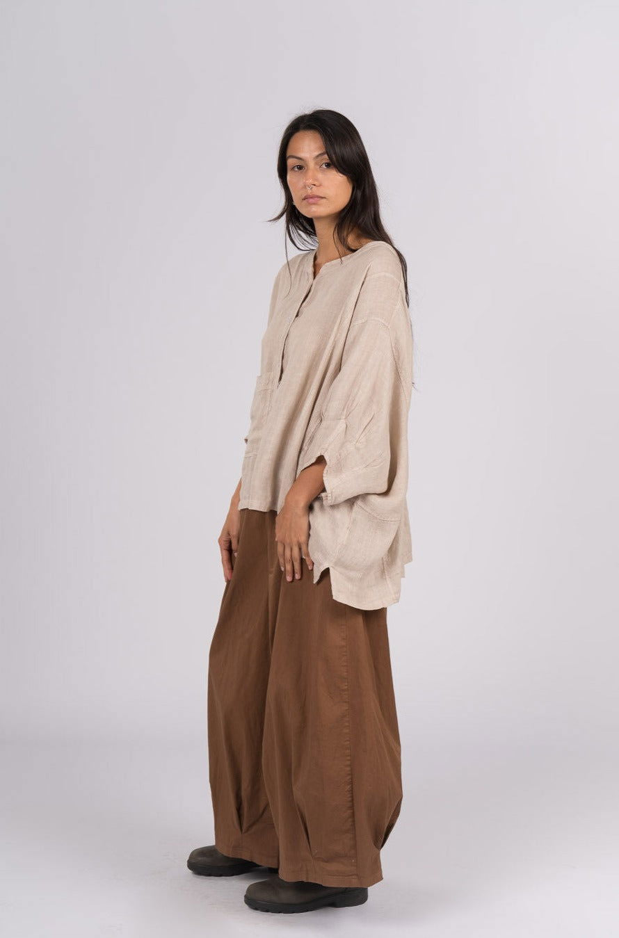 Montaigne Caroline Wide Leg Pants Tobacco5