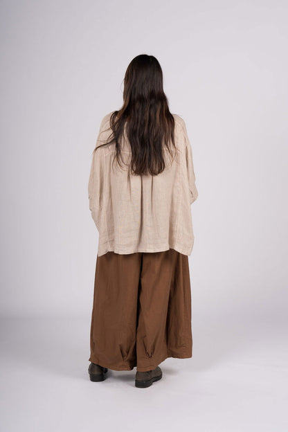 Montaigne Caroline Wide Leg Pants Tobacco6