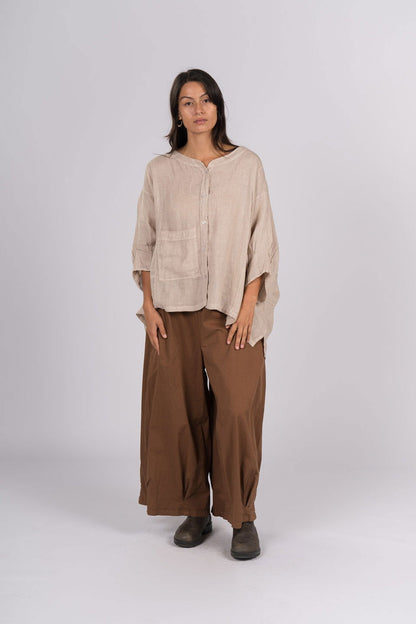 Montaigne Caroline Wide Leg Pants Tobacco7