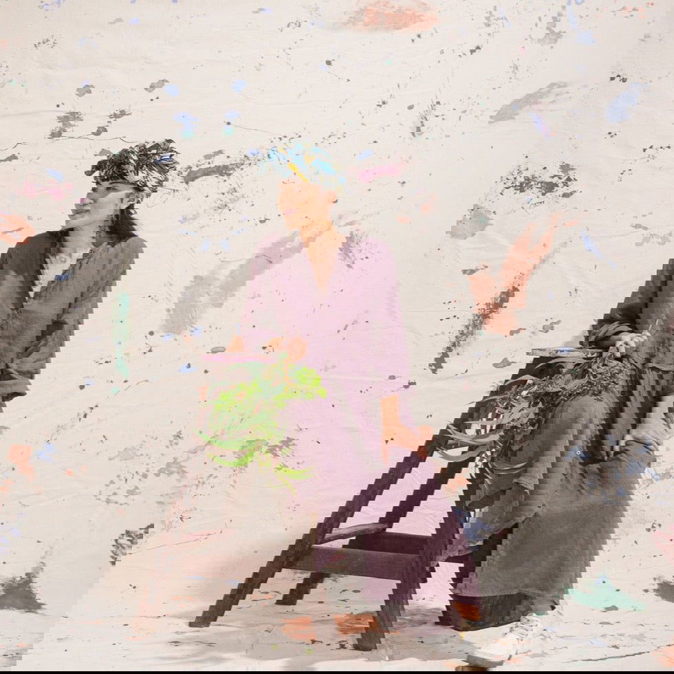 Montaigne Chaton Buttonfront Linen Coat Dress Rum Raisin3