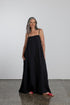 Montaigne Claudette Linen Maxi Dress Black