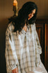 Montaigne Dante Cream Check Linen Top5