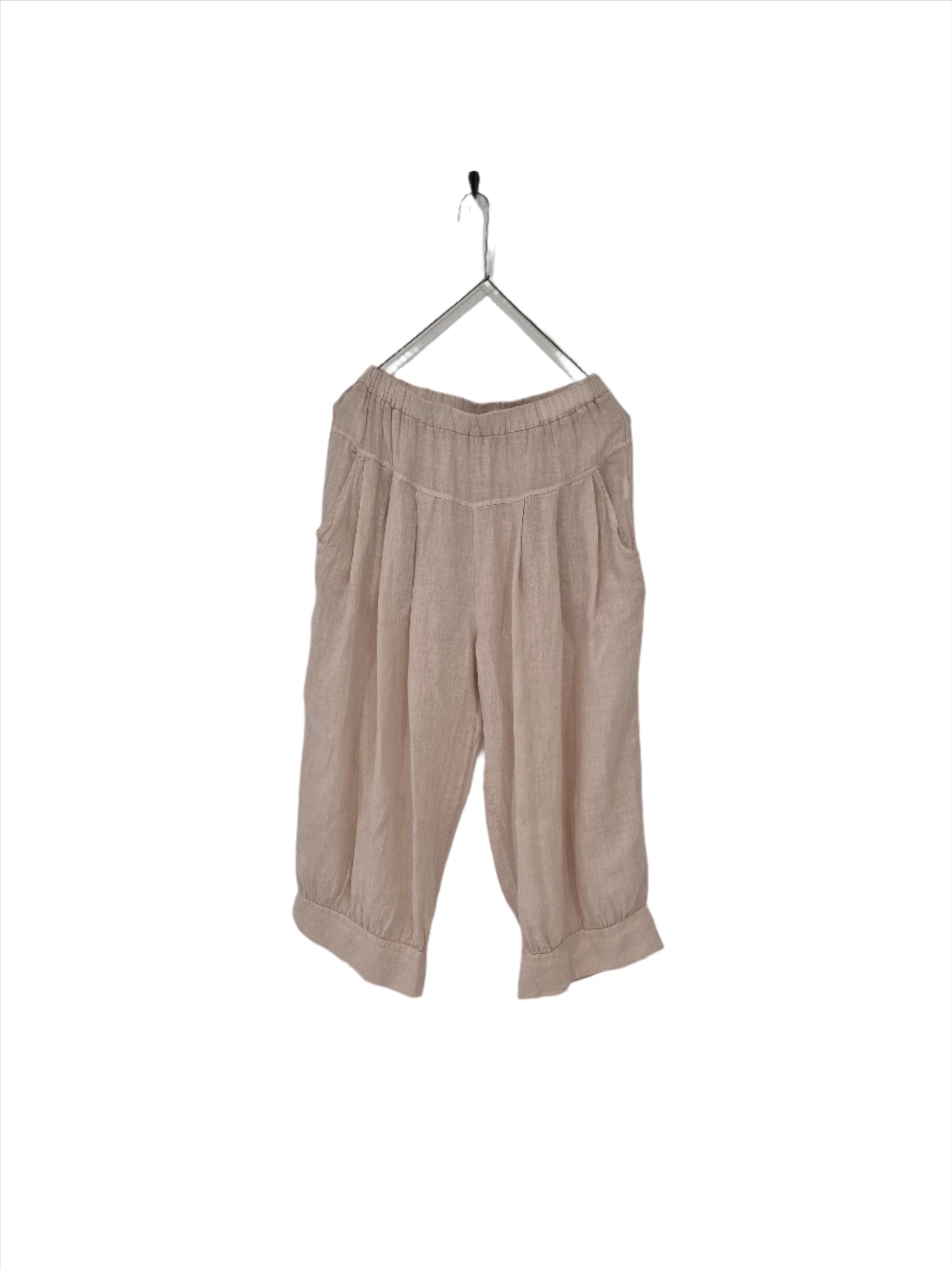 Montaigne Desi Linen Pants with Back Pockets (2 sizes) Rose