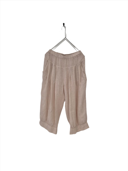 Montaigne Desi Linen Pants with Back Pockets (2 sizes) Rose