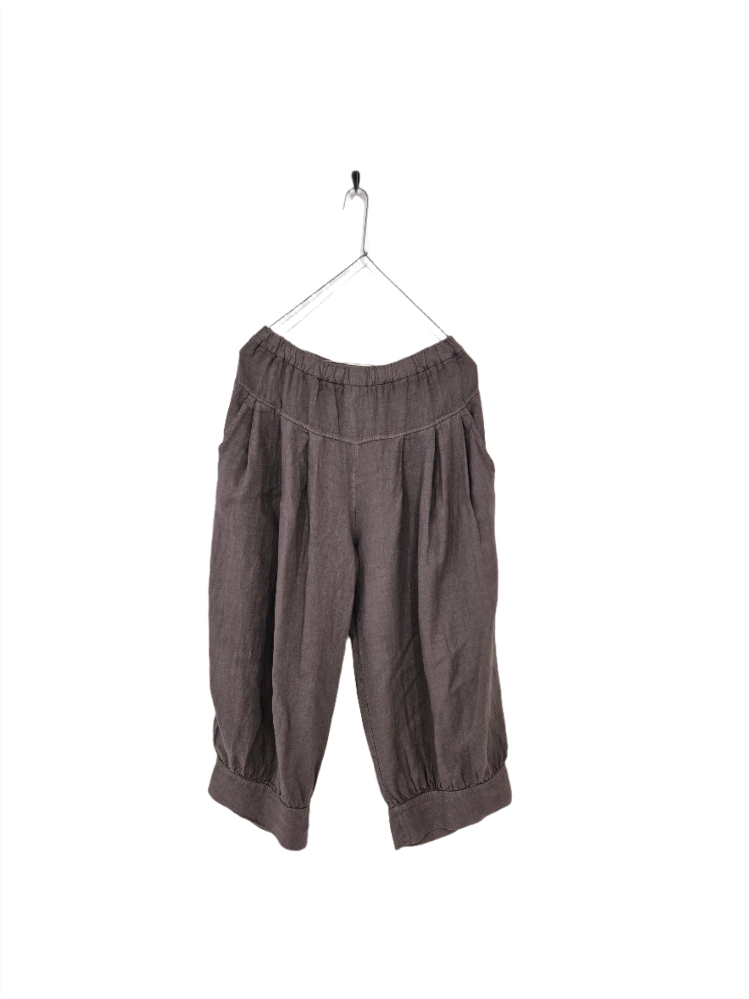 Mtaigne Desi Linen Pants with Back Pockets (2 sizes) Rum Raisin