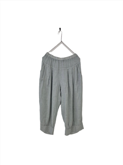 Montaigne Desi Linen Pants with Back Pockets (2 sizes) Silver