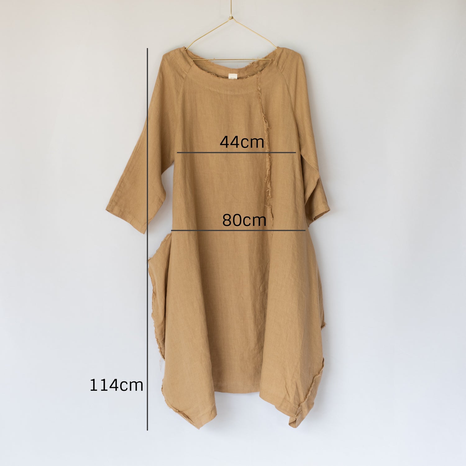 Montaigne Espoir Linen Coat Dress Ocre1