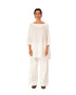 Montaigne French Linen Tunic Top White1