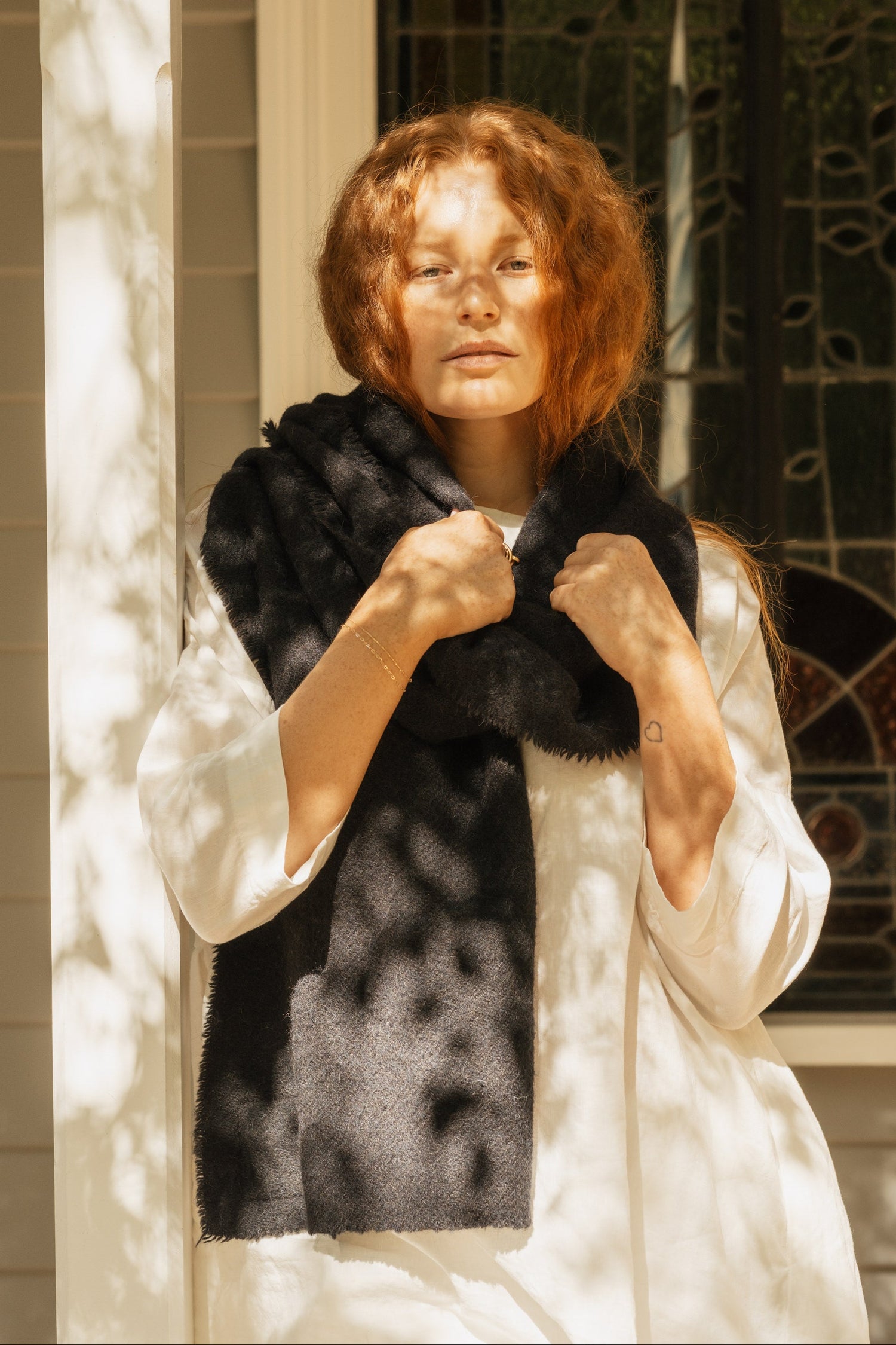 Montaigne French Linen Tunic Top White6