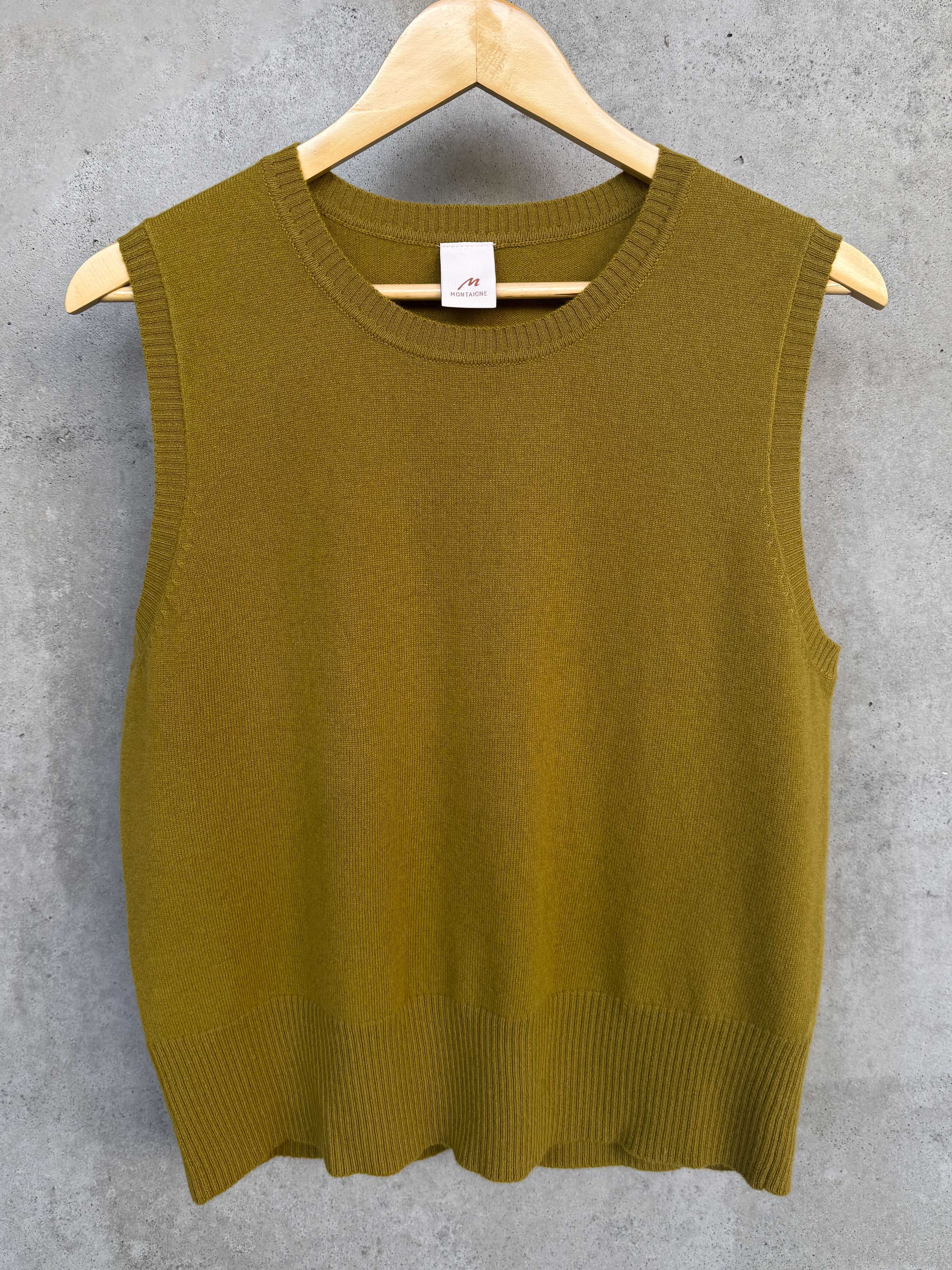 Montaigne Gigi 100% New Zealand Lambswool Vest Acid1
