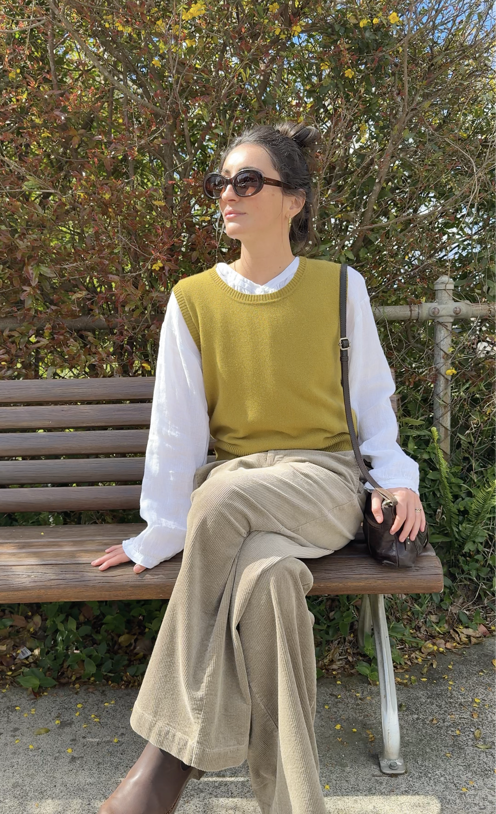 Montaigne Gigi 100% New Zealand Lambswool Vest Acid