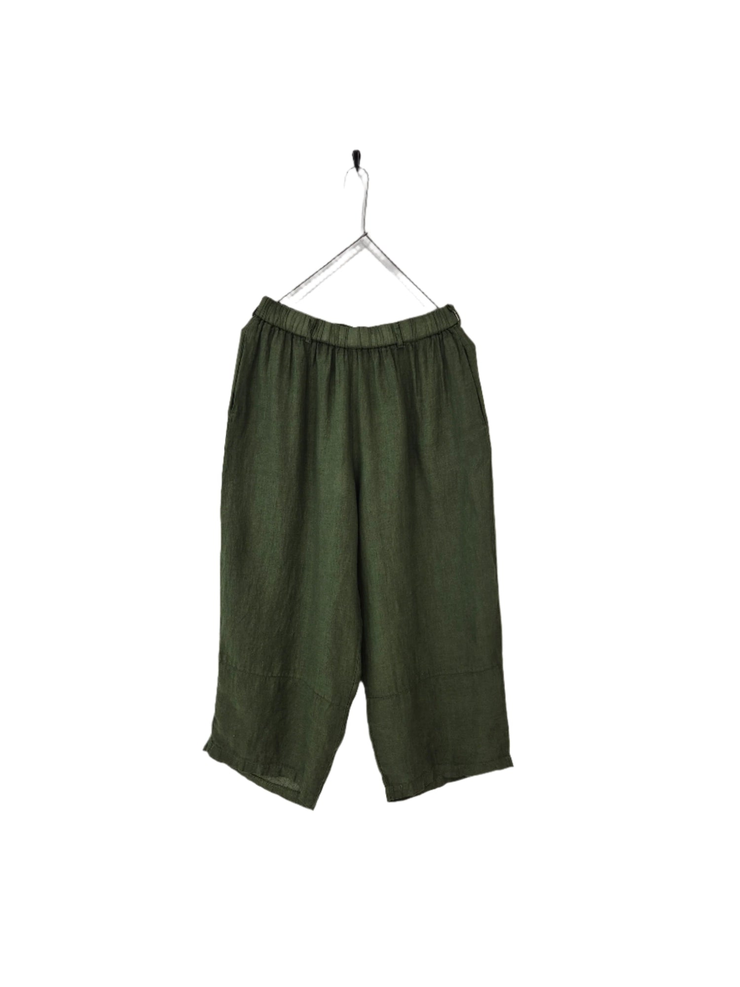 Mntaigne Inès Full Length Tapered Pant Forest Green