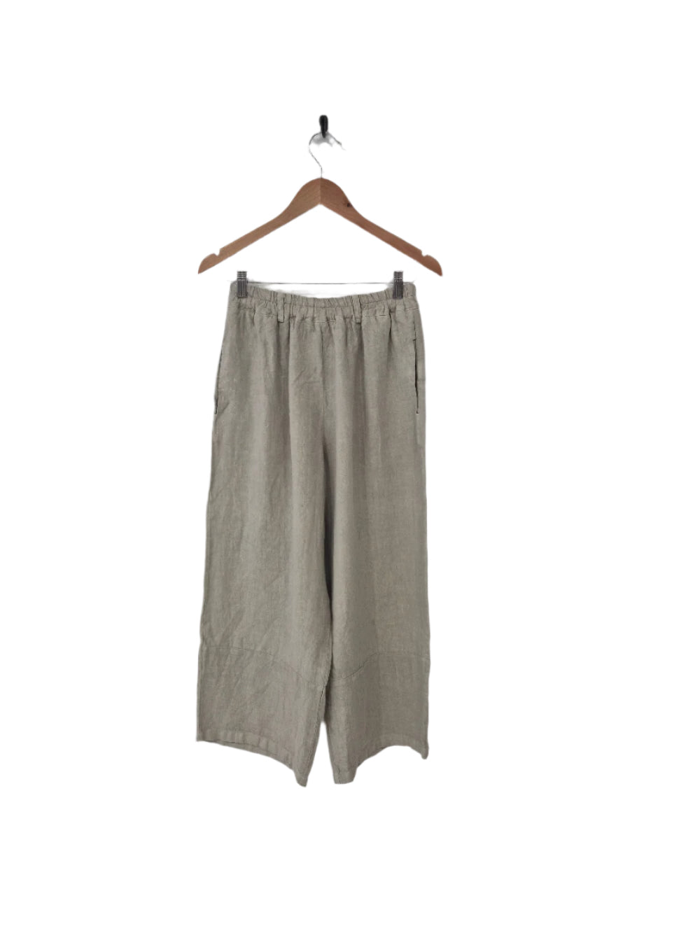 Montaigne Inès Full Length Tapered Pant Natural