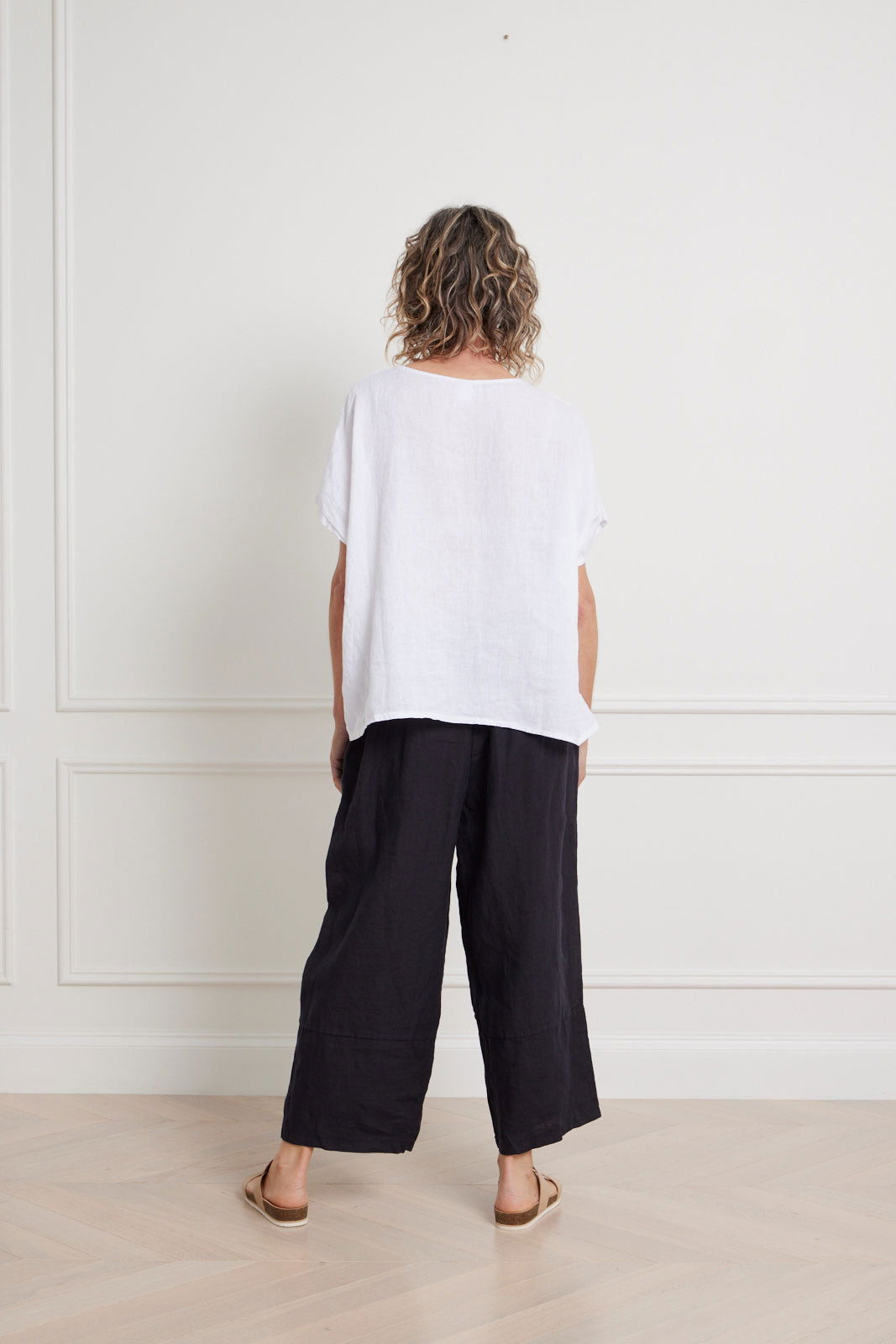 Montaigne Inès Full Length Tapered Pant Navy3