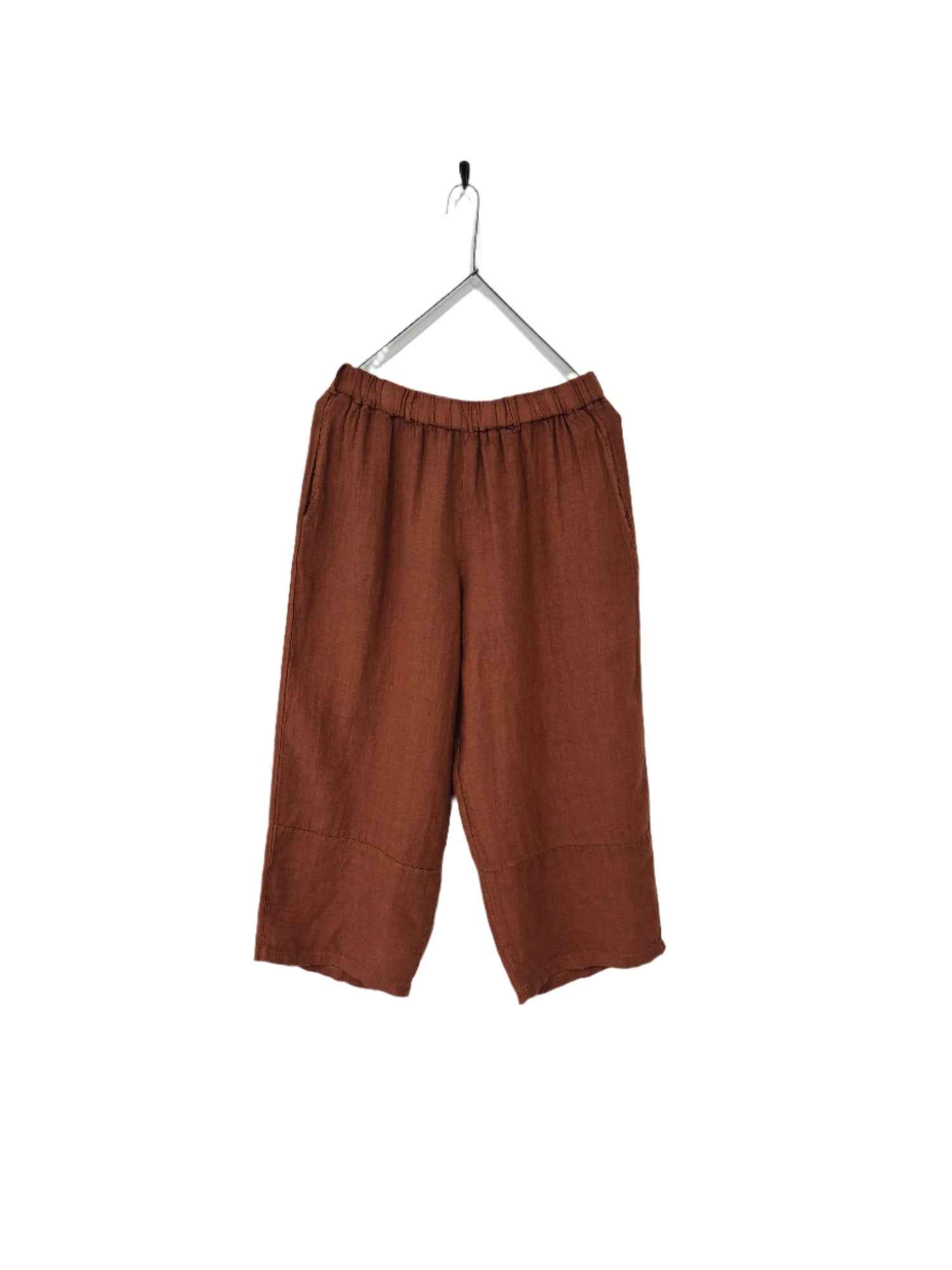 Montaigne Inès Full Length Tapered Pant Rust
