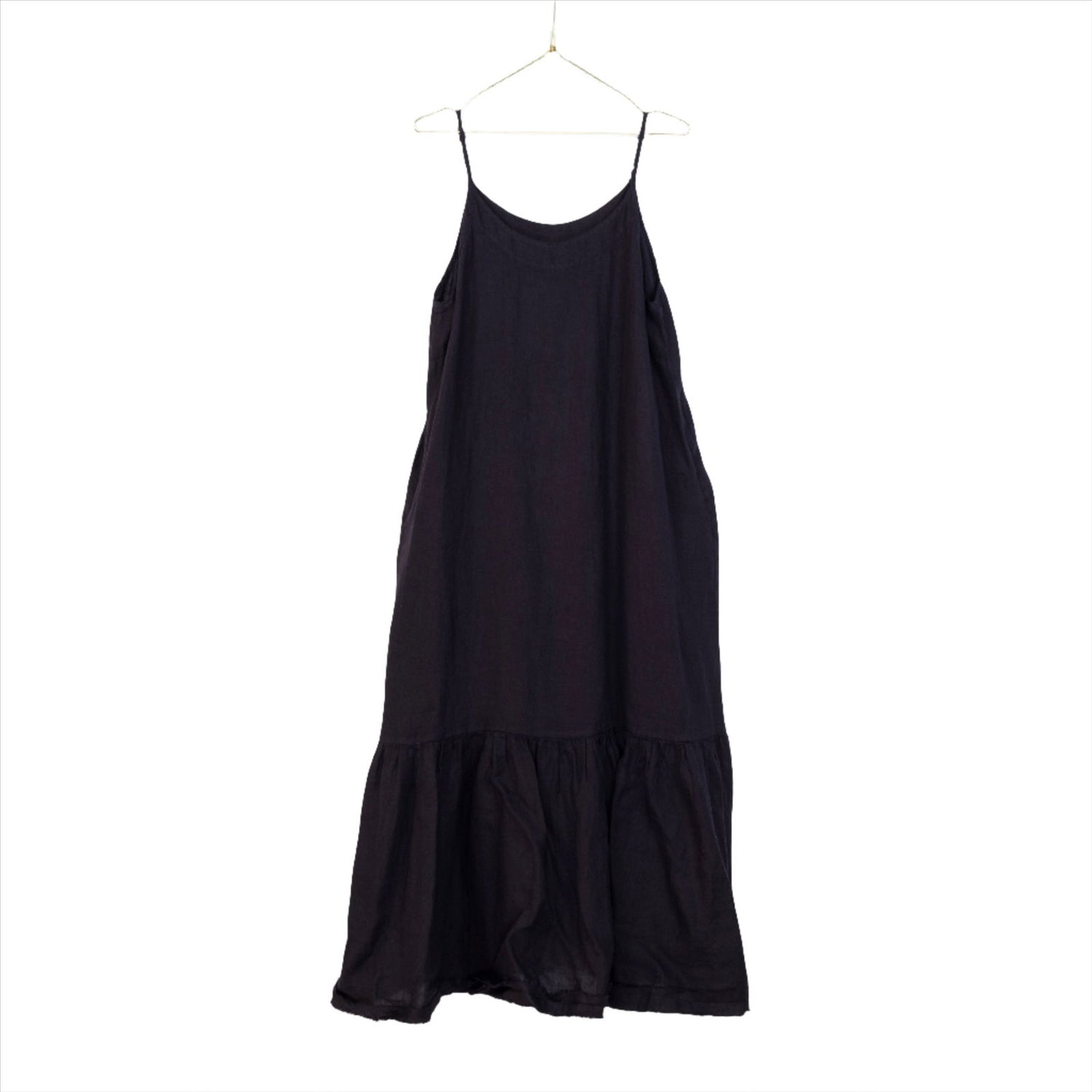 Montaigne Jolie Linen Maxi Dress Navy2
