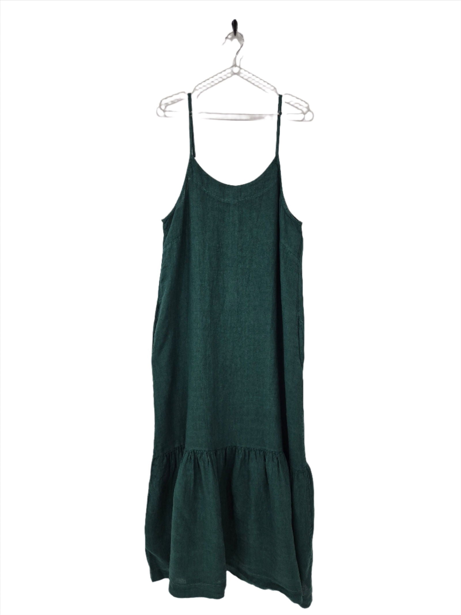 Montaigne Jolie Linen Maxi Dress Teal