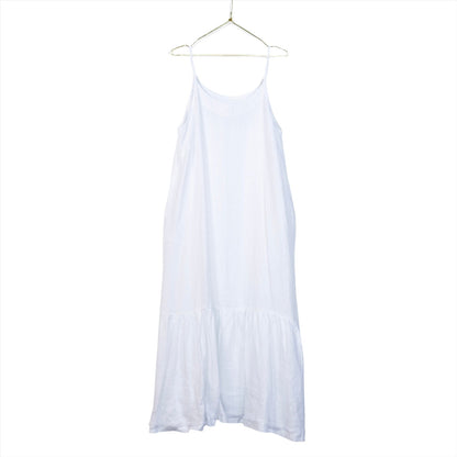 Montaigne Jolie Linen Maxi Dress White4