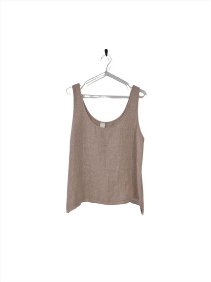 Montaigne Jolie Linen Singlet Top Natural
