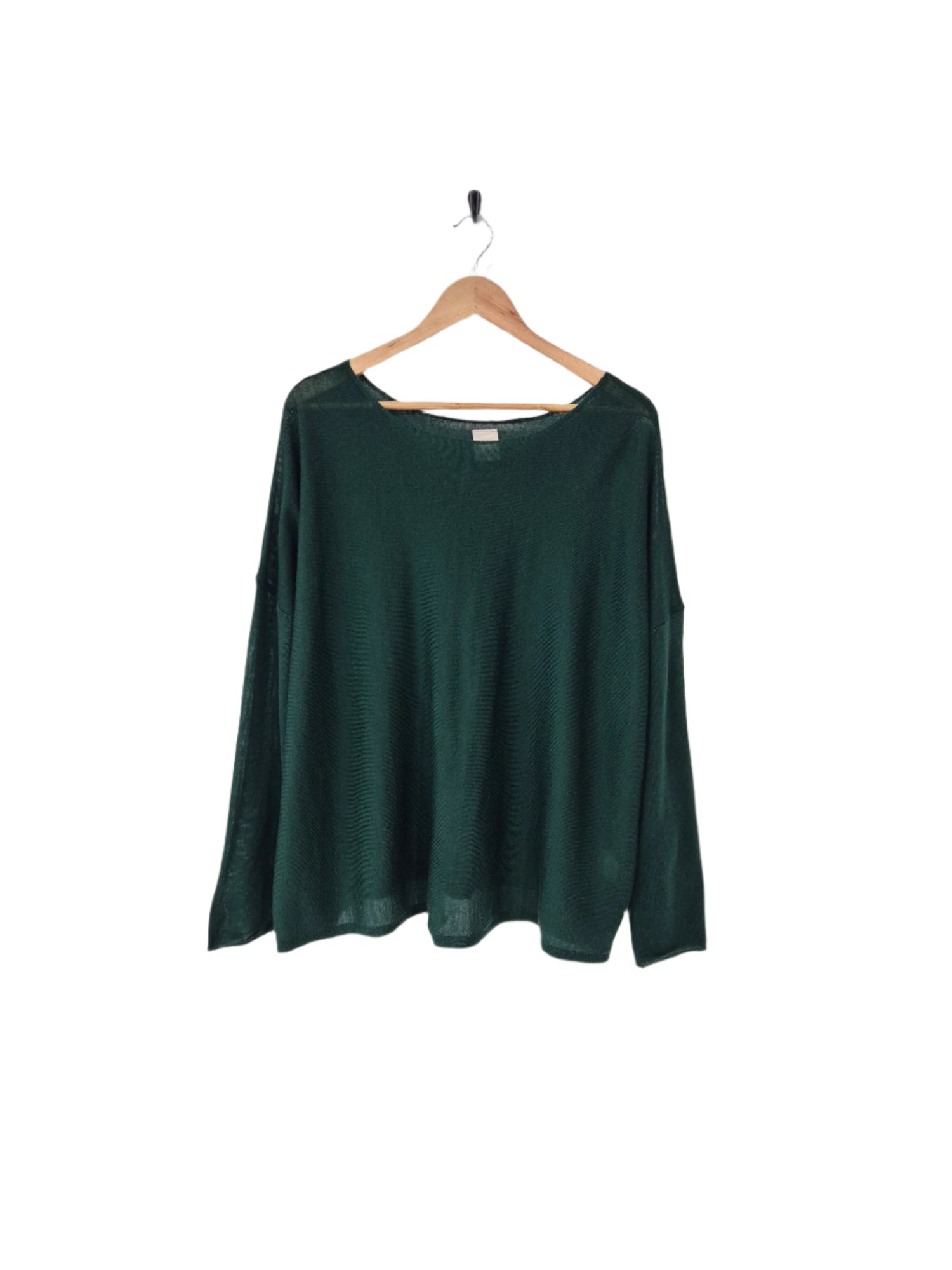 Montaigne Laurant 100% Australian Merino Superfine Loose Summer Knit Teal1