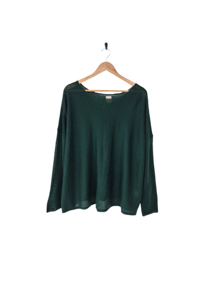 Montaigne Laurant 100% Australian Merino Superfine Loose Summer Knit Teal1