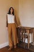 Montaigne Leroy Linen Trousers Toffee