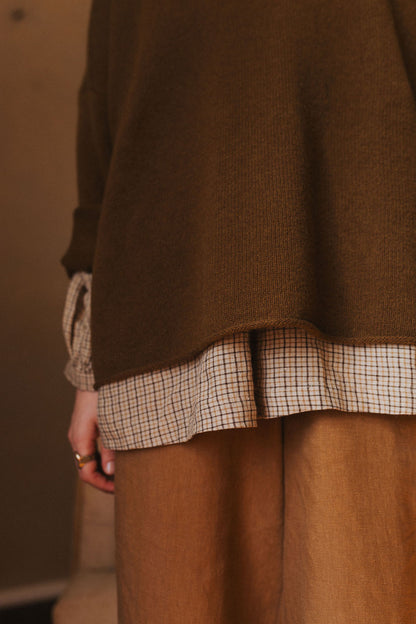 Montaigne Leroy Pure Linen Trousers Toffee3
