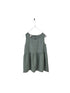Montaigne Linen Singlet Top with Buttons Down the Back Sea Foam 