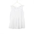 Montaigne Linen Singlet Top with Buttons Down the Back White