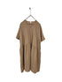 Montaigne Louloute Linen Smock Dress with Pockets Cammello
