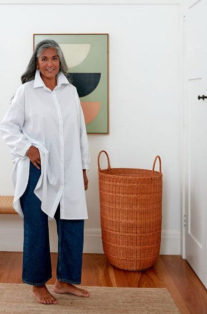 Montaigne Mon Ami Oversized Poplin Shirt White2