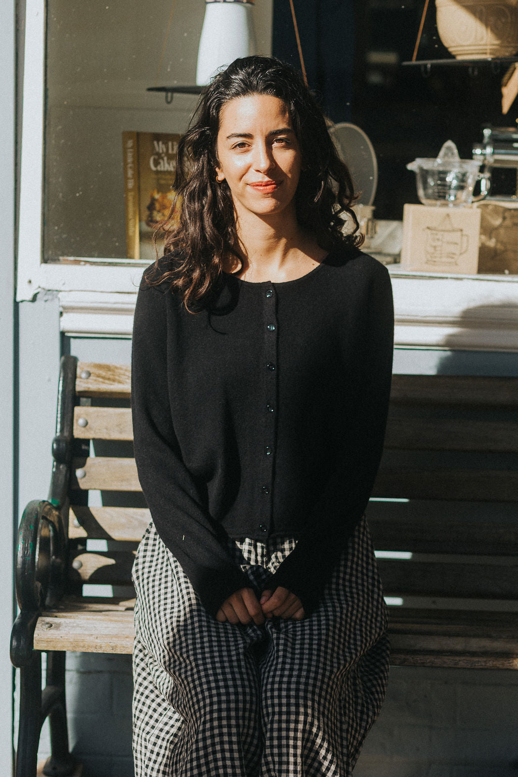NZ Lambswool Cropped Cardigan