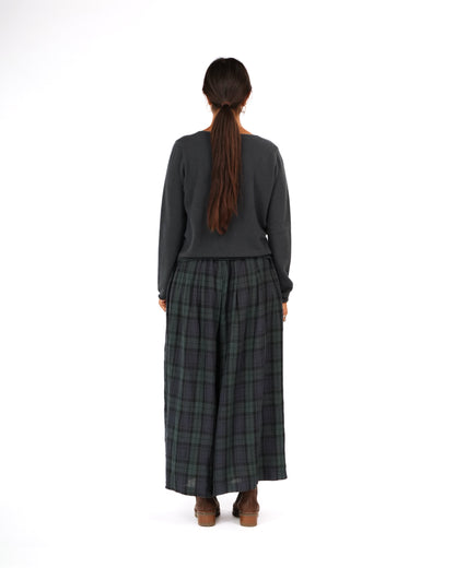 Montaigne NZ Lambswool Cropped Cardigan Indigo2