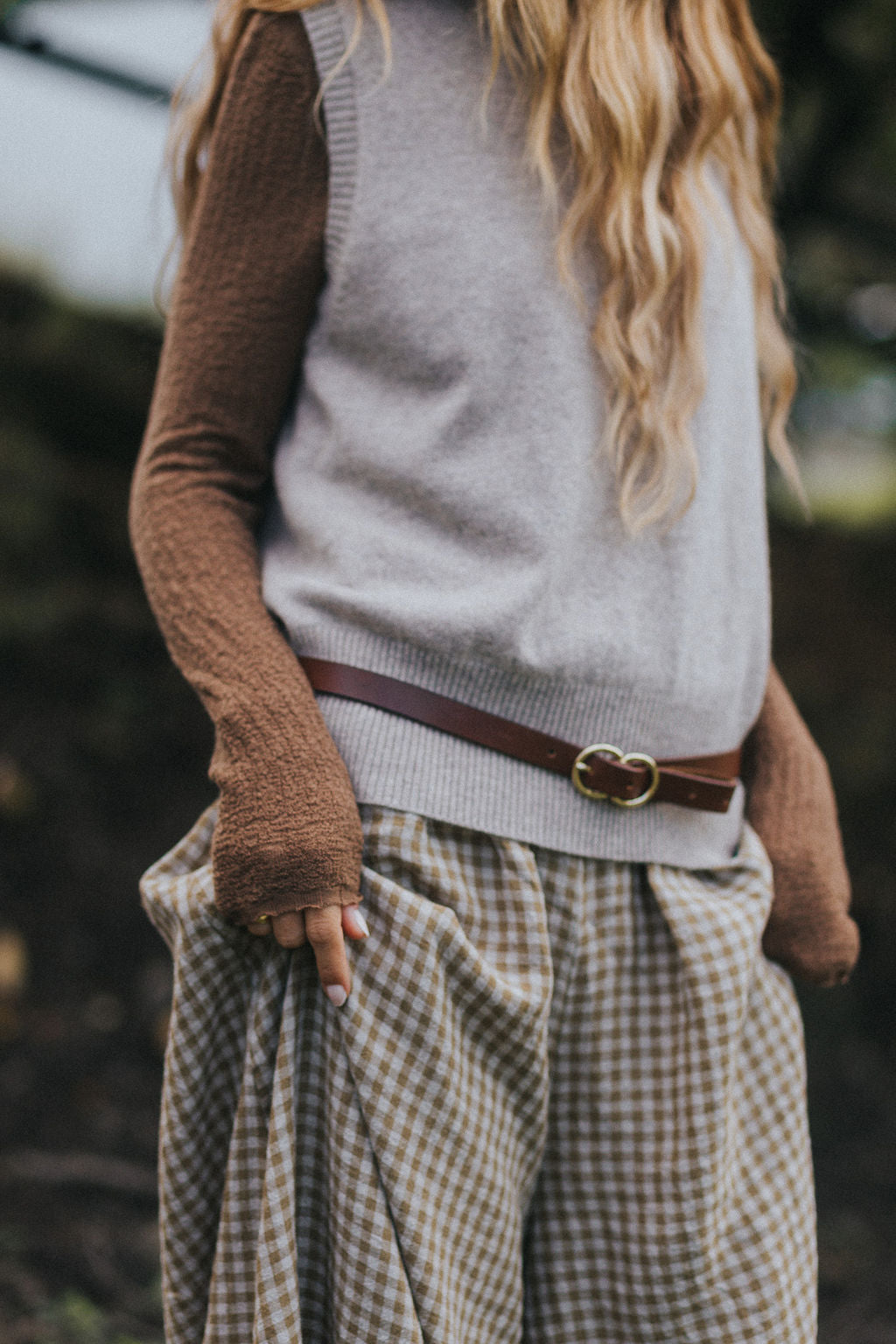 Montaigne NZ Lambswool Oversized Vest Oatmeal6