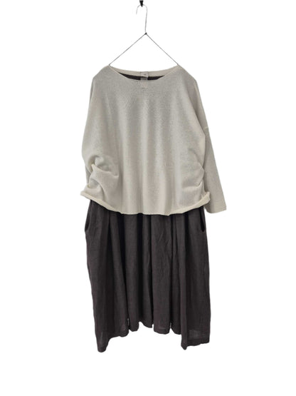 Montaigne Olivia 100% New Zealand Lambswool Jumper Milk1