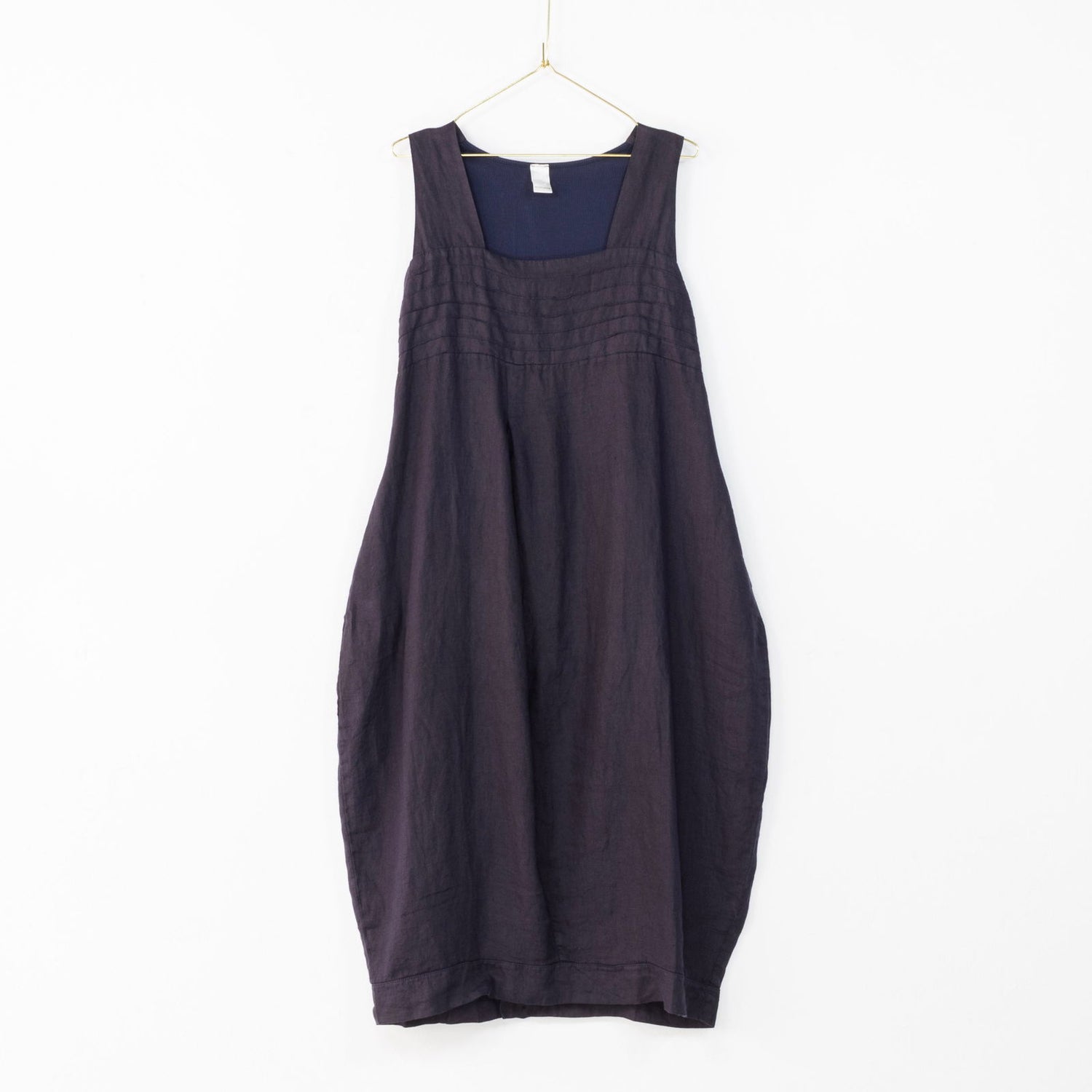 Montaigne Aurelie Casual Linen Dress Navy