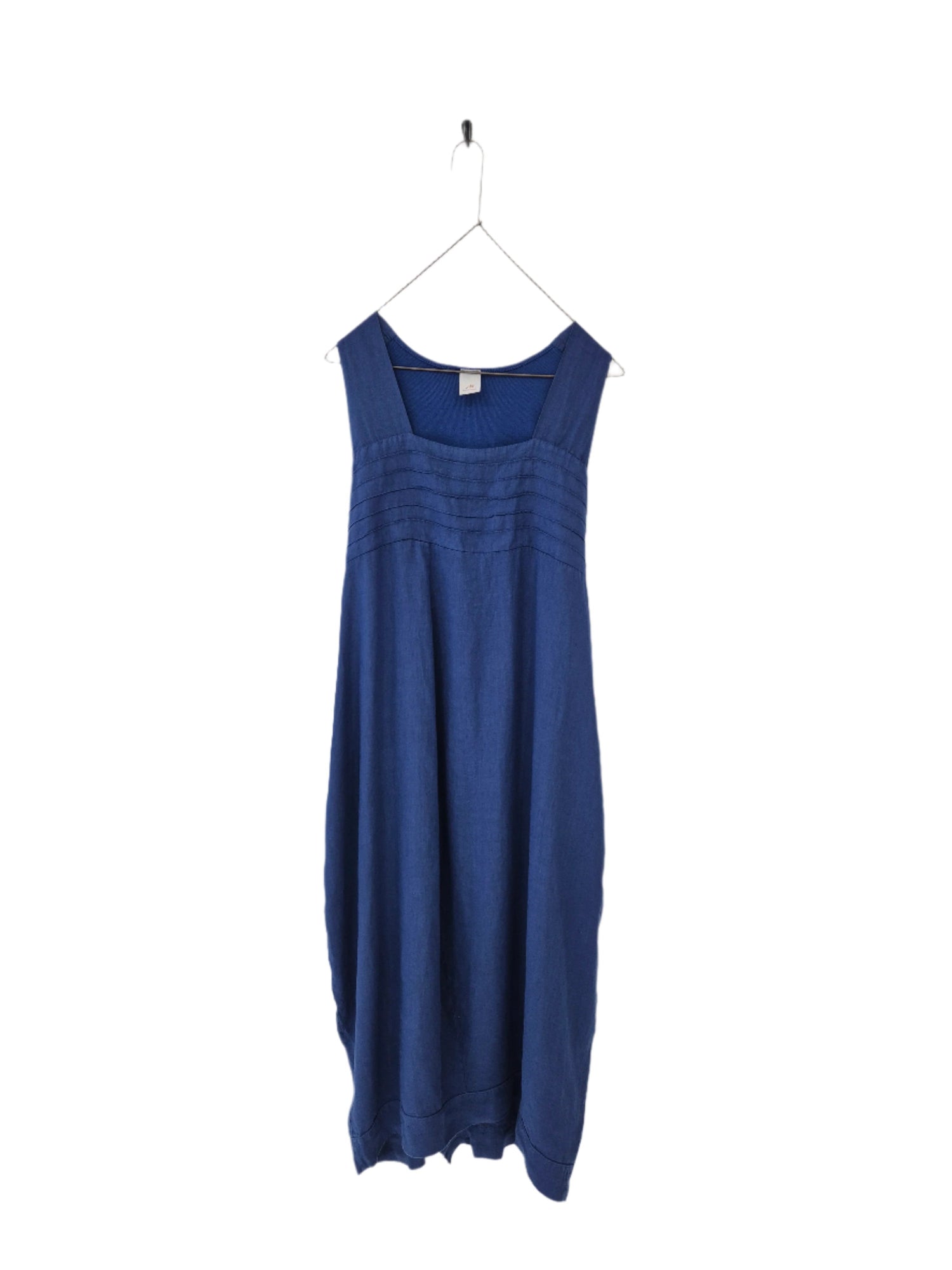 Montaigne Aurelie Casual Linen Dress Royal Blue